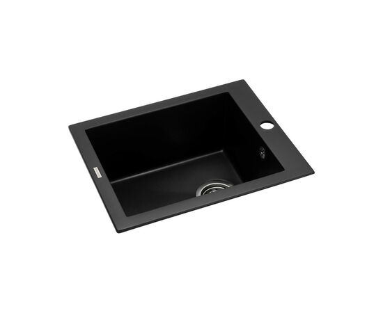 Мойка кухонная GRANADO CADIZ black shine (gr2301), изображение 2 Мойка кухонная GRANADO CADIZ black shine (gr2301), изображение 2