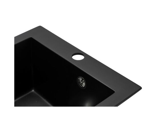 Мойка кухонная GRANADO CADIZ black shine (gr2301), изображение 3 Мойка кухонная GRANADO CADIZ black shine (gr2301), изображение 3
