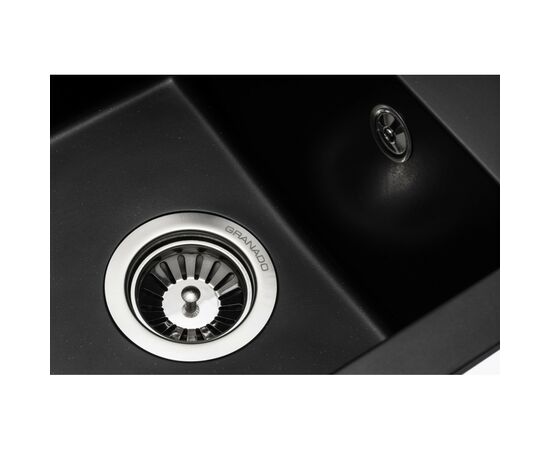Мойка кухонная GRANADO CADIZ black shine (gr2301), изображение 4 Мойка кухонная GRANADO CADIZ black shine (gr2301), изображение 4