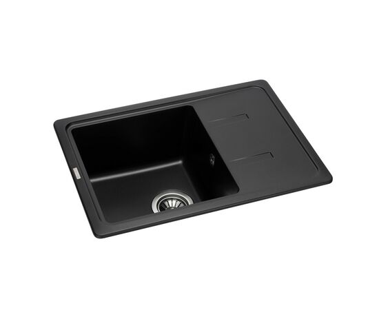 Мойка кухонная GRANADO PALMA black shine (gr2001), изображение 2 Мойка кухонная GRANADO PALMA black shine (gr2001), изображение 2