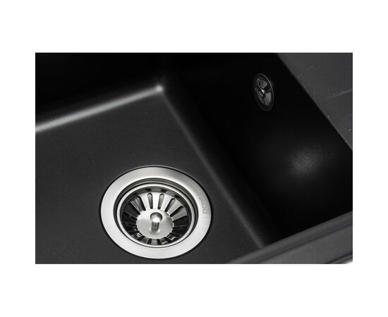 Мойка кухонная GRANADO PALMA black shine (gr2001), изображение 4 Мойка кухонная GRANADO PALMA black shine (gr2001), изображение 4