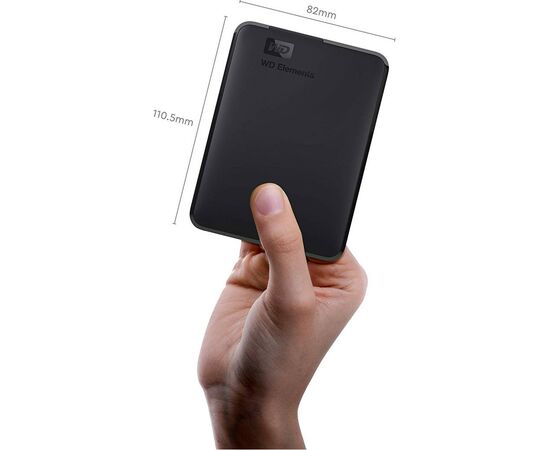 Внешний жесткий диск 2.5" 5TB Elements Portable WD (# WDBU6Y0050BBK-WESN #), изображение 4 Внешний жесткий диск 2.5" 5TB Elements Portable WD (# WDBU6Y0050BBK-WESN #), изображение 4