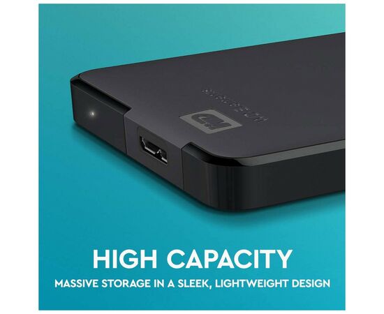 Внешний жесткий диск 2.5" 5TB Elements Portable WD (# WDBU6Y0050BBK-WESN #), изображение 6 Внешний жесткий диск 2.5" 5TB Elements Portable WD (# WDBU6Y0050BBK-WESN #), изображение 6