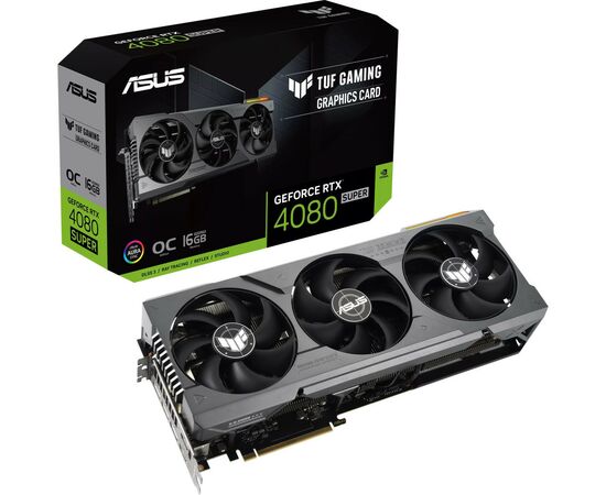 Видеокарта ASUS GeForce RTX4080 SUPER 16Gb TUF OC GAMING (TUF-RTX4080S-O16G-GAMING), изображение 12 Видеокарта ASUS GeForce RTX4080 SUPER 16Gb TUF OC GAMING (TUF-RTX4080S-O16G-GAMING), изображение 12