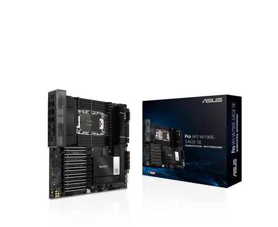 Серверная материнская плата ASUS PRO WS W790E-SAGE SE s4677 W790 8xDDR5 M.2 D-Sub (90MB1C20-M0EAY0), изображение 6 Серверная материнская плата ASUS PRO WS W790E-SAGE SE s4677 W790 8xDDR5 M.2 D-Sub (90MB1C20-M0EAY0), изображение 6