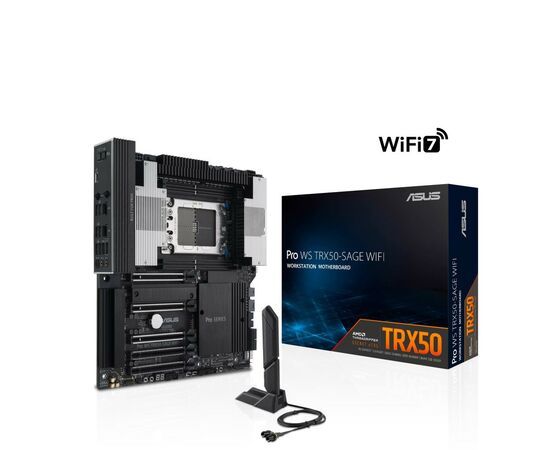 Серверная материнская плата ASUS PRO WS TRX50-SAGE WIFI sTR5 TRX50 4xDDR5 M.2 (90MB1FZ0-M0EAY0), изображение 8 Серверная материнская плата ASUS PRO WS TRX50-SAGE WIFI sTR5 TRX50 4xDDR5 M.2 (90MB1FZ0-M0EAY0), изображение 8