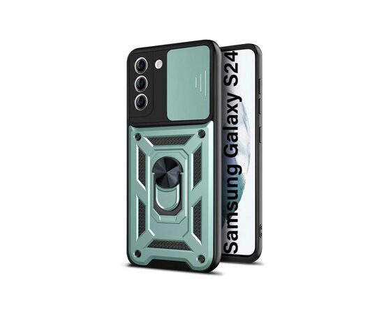 Чохол до мобільного телефона BeCover Military Samsung Galaxy S24 SM-S921 Dark Green (710637)