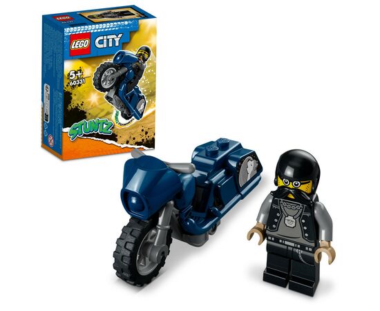 Конструктор LEGO City Stuntz Туристический каскадерский мотоцикл 10 деталей (60331), изображение 2 Конструктор LEGO City Stuntz Туристический каскадерский мотоцикл 10 деталей (60331), изображение 2