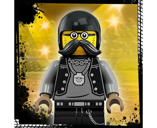 Конструктор LEGO City Stuntz Туристический каскадерский мотоцикл 10 деталей (60331), изображение 6 Конструктор LEGO City Stuntz Туристический каскадерский мотоцикл 10 деталей (60331), изображение 6