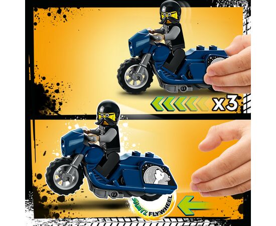 Конструктор LEGO City Stuntz Туристический каскадерский мотоцикл 10 деталей (60331), изображение 7 Конструктор LEGO City Stuntz Туристический каскадерский мотоцикл 10 деталей (60331), изображение 7