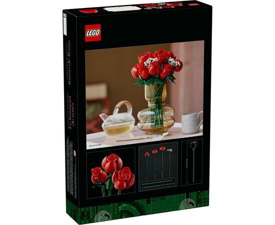 Конструктор LEGO Icons Букет роз (10328), изображение 7 Конструктор LEGO Icons Букет роз (10328), изображение 7
