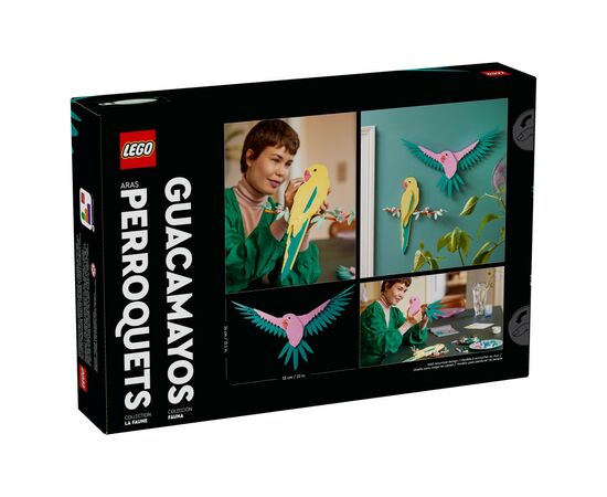 Конструктор LEGO Art Колекція фауни. Папуги Ара 644 деталей (31211), зображення 4 Конструктор LEGO Art Колекція фауни. Папуги Ара 644 деталей (31211), зображення 4