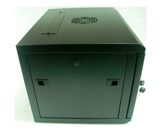 Шкаф настенный Hypernet 6U 19" 600x350 (WMNC-35-6U-FLAT-AC-BLACK), изображение 3 Шкаф настенный Hypernet 6U 19" 600x350 (WMNC-35-6U-FLAT-AC-BLACK), изображение 3