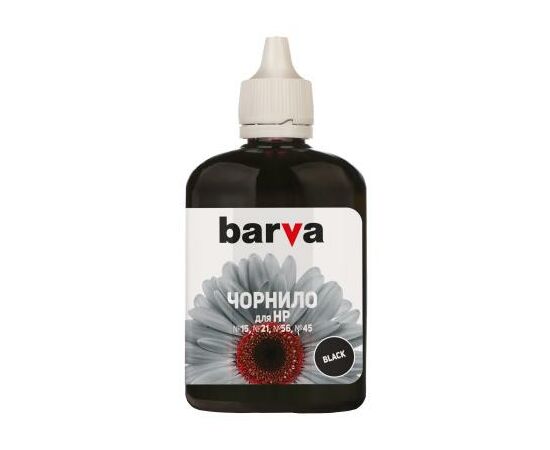 Чернила Barva HP №21/27/56 BLACK Pigment 90г (H56-352), изображение 2 Чернила Barva HP №21/27/56 BLACK Pigment 90г (H56-352), изображение 2