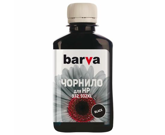 Чернила Barva HP 932/932XL 180мл BLACK Pigmented (H932-720)