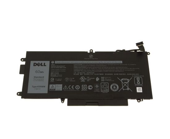 Аккумулятор для ноутбука Dell Latitude 7390 K5XWW, 7500mAh (60Wh), 4cell, 7.6V, Li-ion (A47682)