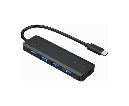 Концентратор Gembird 4 ports USB 3.1,USB-C, USB-C PD (UHB-CM-U3P4P-01)