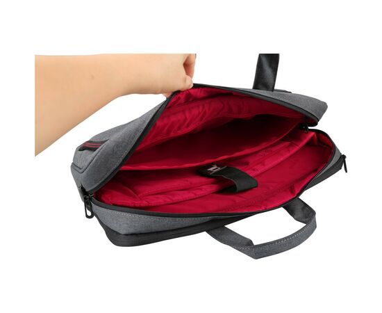 Сумка для ноутбука YENKEE 15.6" TARMAC YBN 1541GY Grey (45012155), изображение 4 Сумка для ноутбука YENKEE 15.6" TARMAC YBN 1541GY Grey (45012155), изображение 4