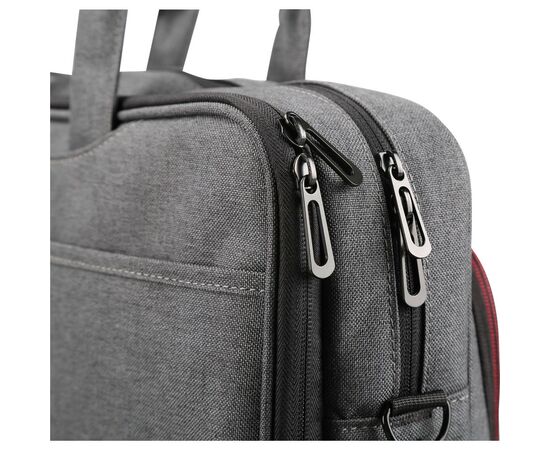 Сумка для ноутбука YENKEE 15.6" TARMAC YBN 1541GY Grey (45012155), изображение 7 Сумка для ноутбука YENKEE 15.6" TARMAC YBN 1541GY Grey (45012155), изображение 7