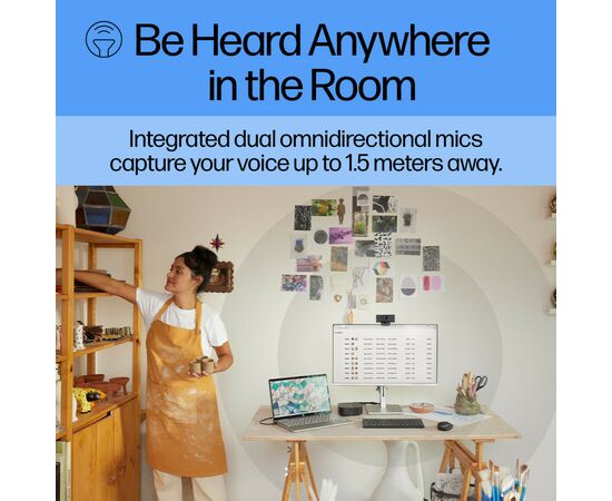 Веб-камера HP 620 FHD (6Y7L2AA), зображення 11 Веб-камера HP 620 FHD (6Y7L2AA), зображення 11