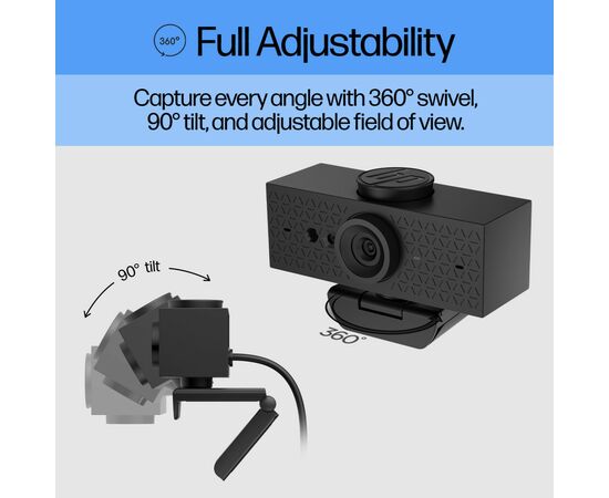 Веб-камера HP 620 FHD (6Y7L2AA), зображення 12 Веб-камера HP 620 FHD (6Y7L2AA), зображення 12