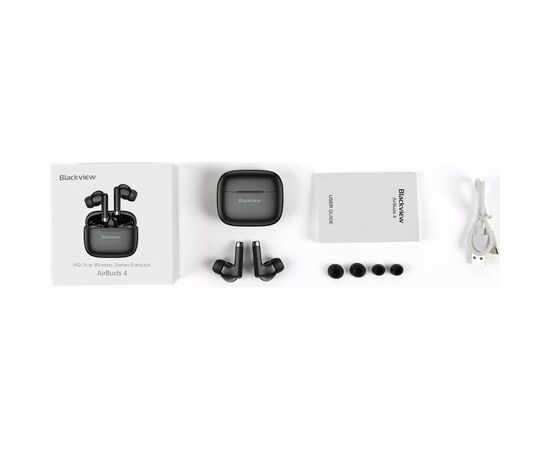 Навушники Blackview AirBuds 4 Black (6931548312673), зображення 7 Навушники Blackview AirBuds 4 Black (6931548312673), зображення 7