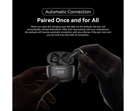 Навушники Blackview AirBuds 7 White (6931548310747), зображення 10 Навушники Blackview AirBuds 7 White (6931548310747), зображення 10