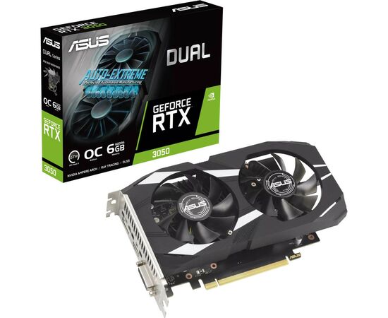 Видеокарта ASUS GeForce RTX3050 6Gb DUAL OC (DUAL-RTX3050-O6G), изображение 11 Видеокарта ASUS GeForce RTX3050 6Gb DUAL OC (DUAL-RTX3050-O6G), изображение 11