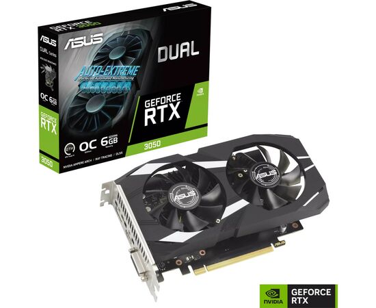 Видеокарта ASUS GeForce RTX3050 6Gb DUAL OC (DUAL-RTX3050-O6G), изображение 12 Видеокарта ASUS GeForce RTX3050 6Gb DUAL OC (DUAL-RTX3050-O6G), изображение 12