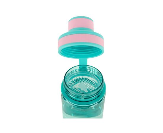 Поильник-непроливайка Kite Rainbow Catcorn K24-397-2, 500 мл, бірюзова (K24-397-2), изображение 4 Поильник-непроливайка Kite Rainbow Catcorn K24-397-2, 500 мл, бірюзова (K24-397-2), изображение 4
