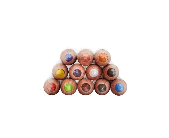 Карандаши цветные Derwent Chromaflow 12 цв. в металлическом пенале (5028252616119), изображение 4 Карандаши цветные Derwent Chromaflow 12 цв. в металлическом пенале (5028252616119), изображение 4