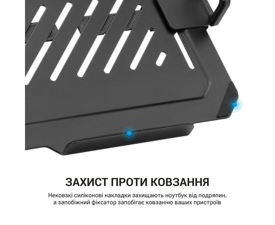 Подставка для ноутбука OfficePro для кронштейнів VESA 75x75,100x100 (LH313B), изображение 9 Подставка для ноутбука OfficePro для кронштейнів VESA 75x75,100x100 (LH313B), изображение 9