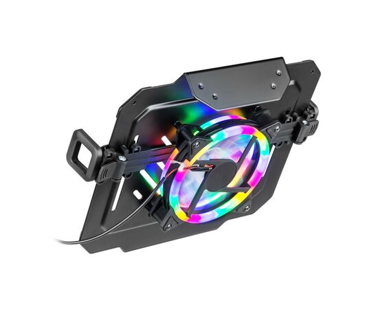Подставка для ноутбука OfficePro для кронштейнів VESA 75x75,100x100 +RGB (LH474B), изображение 2 Подставка для ноутбука OfficePro для кронштейнів VESA 75x75,100x100 +RGB (LH474B), изображение 2