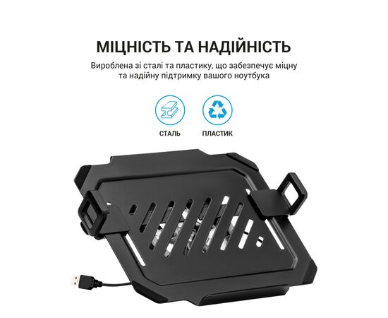 Подставка для ноутбука OfficePro для кронштейнів VESA 75x75,100x100 +RGB (LH474B), изображение 6 Подставка для ноутбука OfficePro для кронштейнів VESA 75x75,100x100 +RGB (LH474B), изображение 6