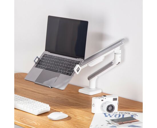 Подставка для ноутбука OfficePro для кронштейнів VESA 75x75,100x100 +RGB (LH474W), изображение 12 Подставка для ноутбука OfficePro для кронштейнів VESA 75x75,100x100 +RGB (LH474W), изображение 12