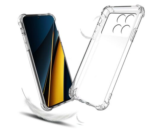 Чохол до мобільного телефона BeCover Anti-Shock Poco X6 Clear (710614), зображення 2