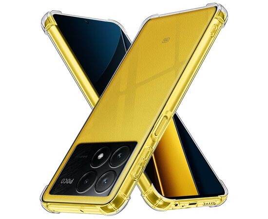 Чохол до мобільного телефона BeCover Anti-Shock Poco X6 Clear (710614)