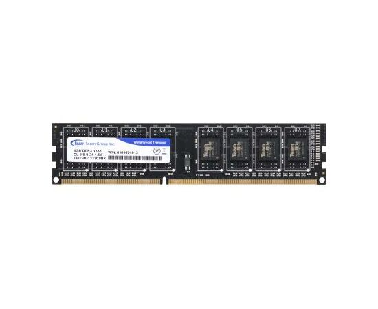 Модуль памяти для компьютера DDR3 4GB 1333 MHz Team (TED34G1333C901 / TED34GM1333C901), изображение 3 Модуль памяти для компьютера DDR3 4GB 1333 MHz Team (TED34G1333C901 / TED34GM1333C901), изображение 3