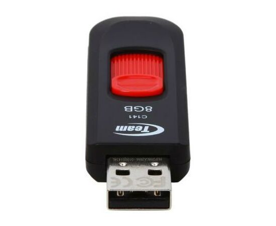 USB флеш накопитель Team 8GB C141 Red USB 2.0 (TC1418GR01), изображение 4 USB флеш накопитель Team 8GB C141 Red USB 2.0 (TC1418GR01), изображение 4