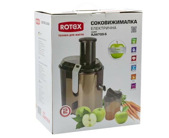 Соковыжималка Rotex RJW700-S, изображение 5 Соковыжималка Rotex RJW700-S, изображение 5