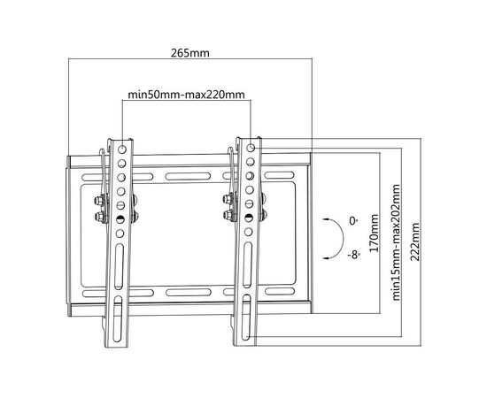 Кронштейн Satelit 19-42TILT200 (250522), изображение 2 Кронштейн Satelit 19-42TILT200 (250522), изображение 2