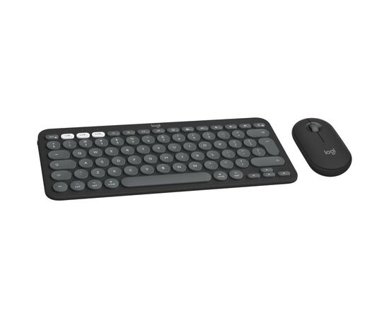 Комплект Logitech Pebble 2 for Mac Wireless UA Graphite (920-012244), изображение 2 Комплект Logitech Pebble 2 for Mac Wireless UA Graphite (920-012244), изображение 2