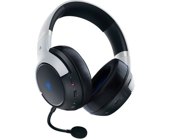 Наушники Razer Kaira Pro Hyperspeed for PS5 Bluetooth White-Black (RZ04-04030200-R3G1), изображение 4 Наушники Razer Kaira Pro Hyperspeed for PS5 Bluetooth White-Black (RZ04-04030200-R3G1), изображение 4