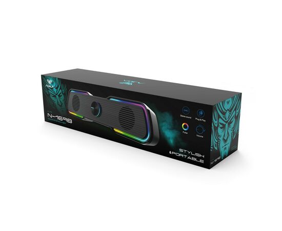 Акустическая система Aula N-169B Led USB Black (6948391265056), изображение 4 Акустическая система Aula N-169B Led USB Black (6948391265056), изображение 4