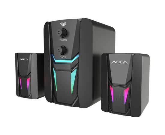 Акустическая система Aula N-189 2.1 Led USB Black (6948391265070), изображение 3 Акустическая система Aula N-189 2.1 Led USB Black (6948391265070), изображение 3