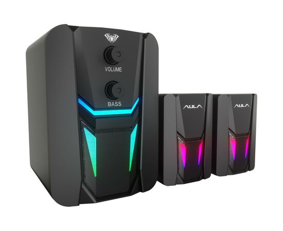 Акустическая система Aula N-189 2.1 Led USB Black (6948391265070), изображение 5 Акустическая система Aula N-189 2.1 Led USB Black (6948391265070), изображение 5