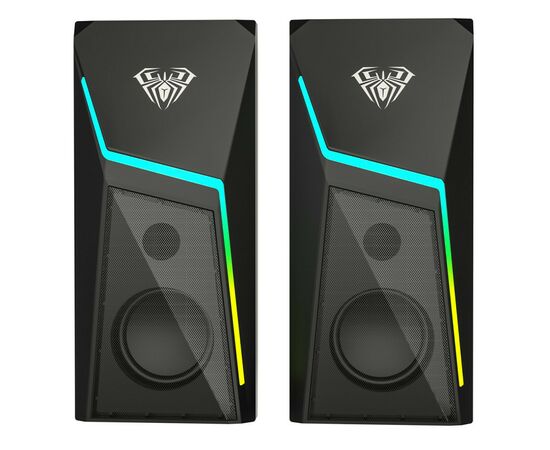 Акустическая система Aula N-521 Led USB Black (6948391265063), изображение 2 Акустическая система Aula N-521 Led USB Black (6948391265063), изображение 2