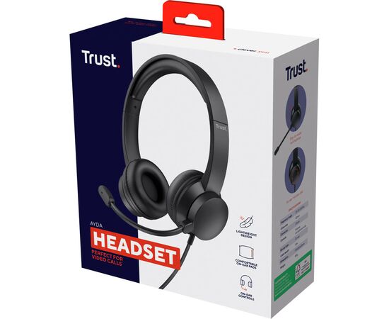 Наушники Trust Ayda PC 3.5mm Black (25087), изображение 6