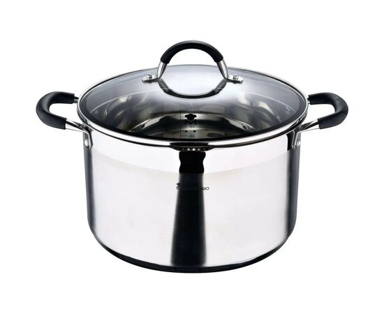 Кастрюля MasterPro Foodies collection висока з кришкою 4 л (BGMP-1505-BK)