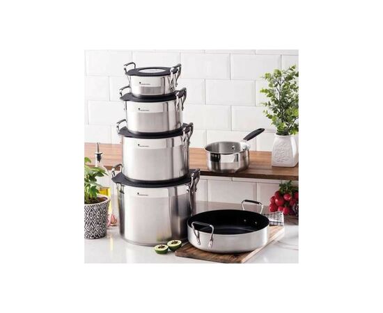 Кастрюля MasterPro Smart з кришкою 12.9 л (BGEU-3780), изображение 5 Кастрюля MasterPro Smart з кришкою 12.9 л (BGEU-3780), изображение 5